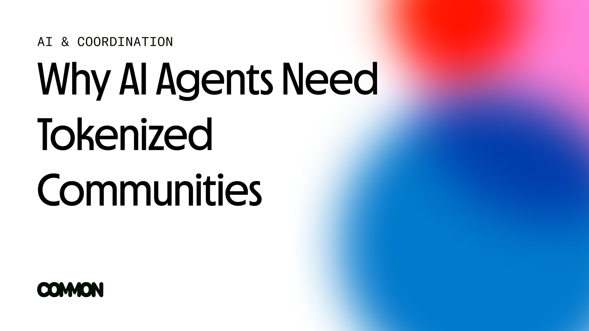 Why AI Agents Need Tokenized Communities